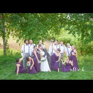 David’s bridal versa dress plum size 2